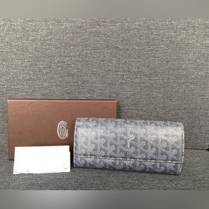 Goyard Goyardine Varenne Grey Wallet